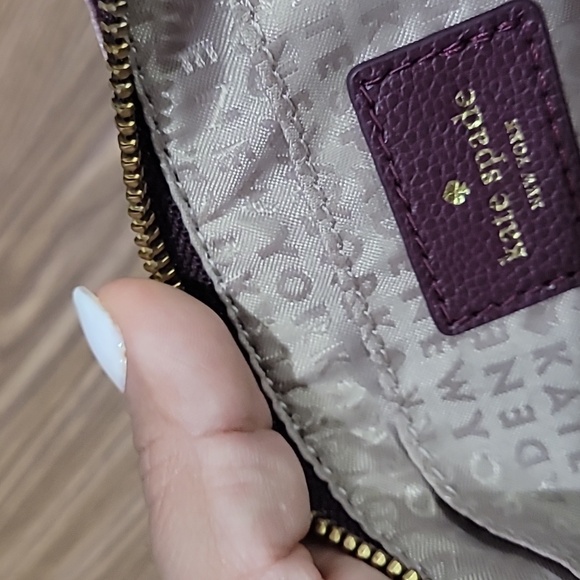 Kate Spade 💎Purple Velvet Clutch - Picture 9 of 10